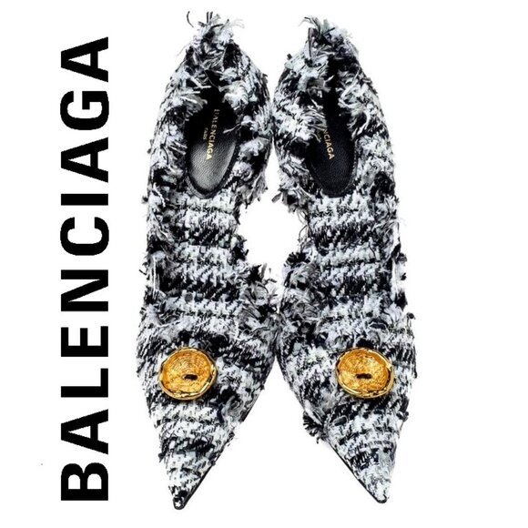 Balenciaga  d'Orsay Pumps kitten heels - Picture 1 of 11